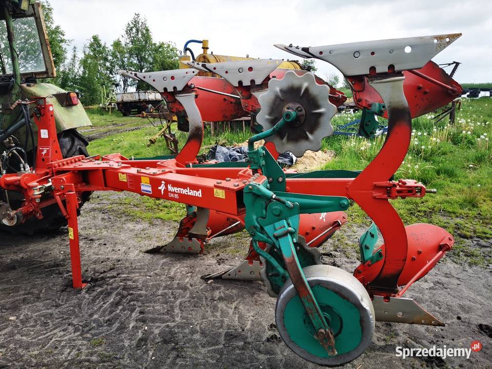 Pług Kverneland Em 85 3 skibowy obrotowy resor sprzedam