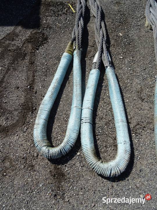 ZAWIESIE LINOWE LINA STALOWA PLECIONA 48TON 12m świętokrzyskie Wąchock