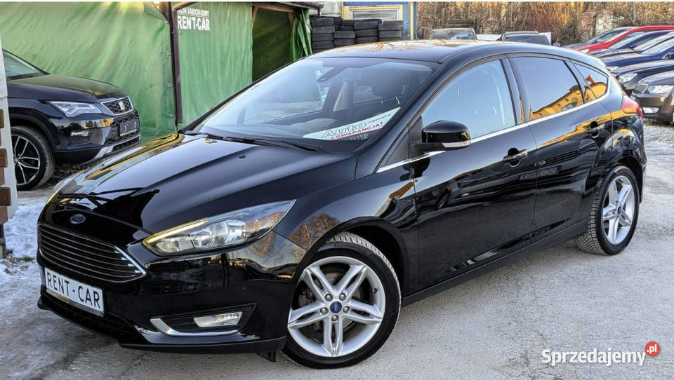 Ford Focus 10i125OPŁACONY Bezwypadkowy Klima czarny Focus sprzedam