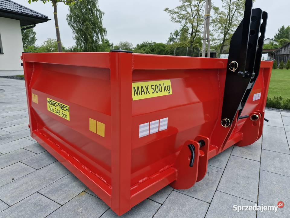 skrzynia transportowa na tył ciągnika tylny TUZ nieuszkodzony Pozostałe śląskie Dębowa Góra