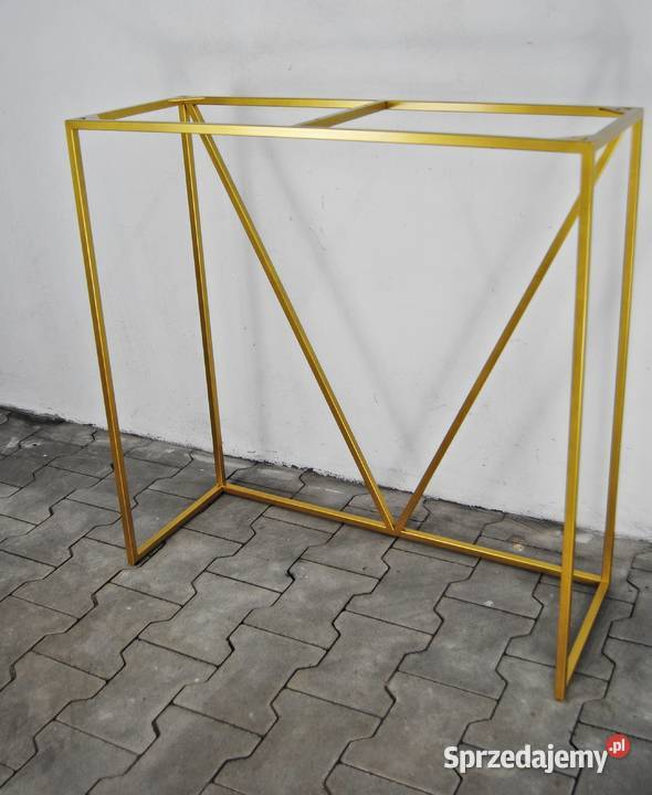 podstawa metalowa konsoliZŁOTA konsola 30cm Lublin