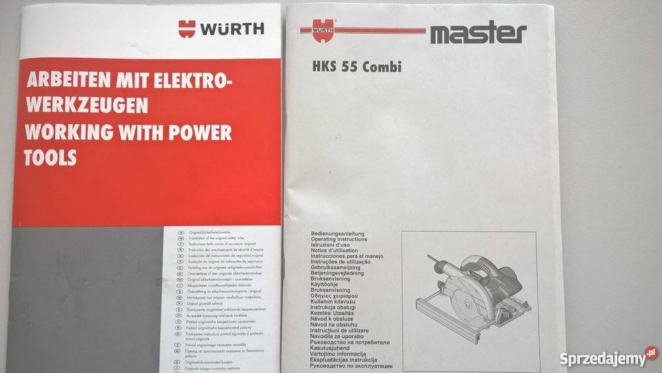 Pilarka tarczowa HKS 55 Combi Wurth 230V mazowieckie Wołomin sprzedam