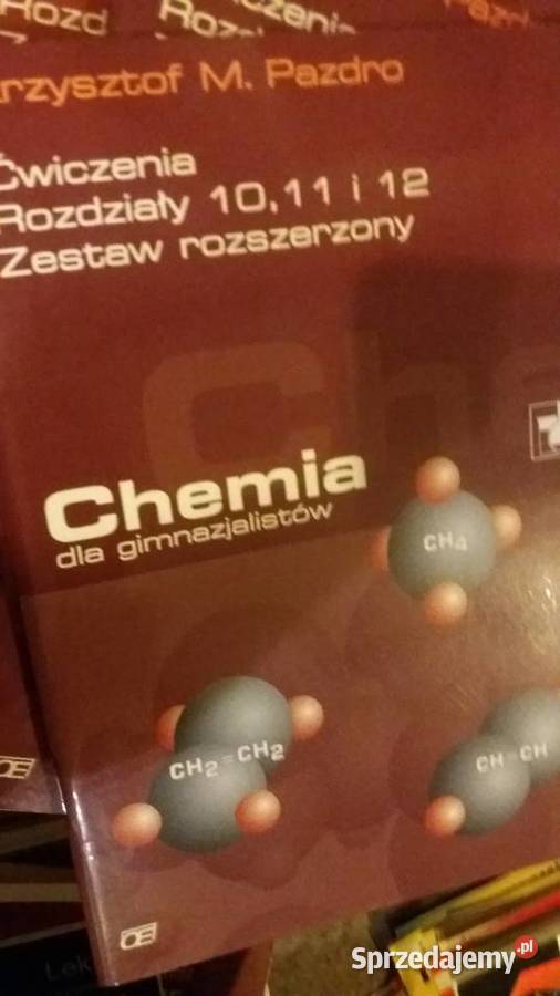 chemia Pazdro ćwiczenia rozszerzone 1012 mazowieckie Warszawa