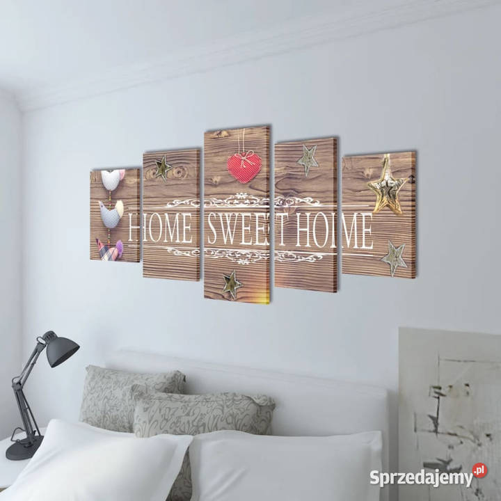 Zestaw obrazów Canvas 100 x 50 Sweet Home mazowieckie Warszawa sprzedam