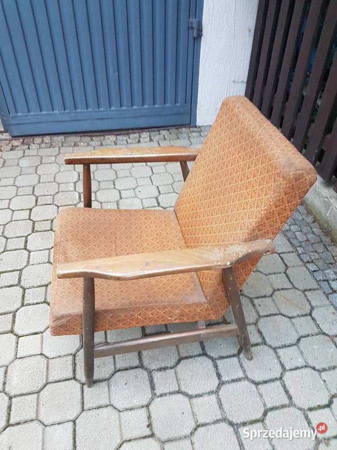 Fotel z prl Antyki, Sztuka, Kolekcje Kluczbork