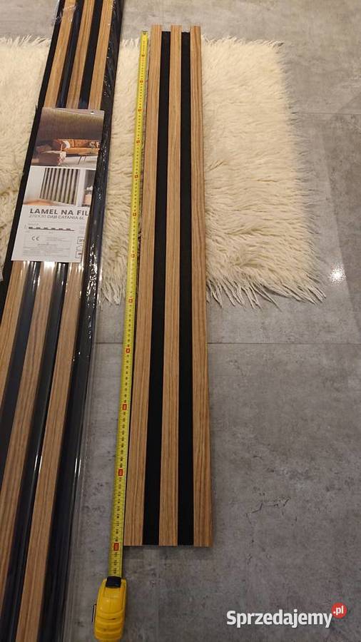 Nowe lamele Dąb CATANIA na filcu 2sztuki Władysławowo