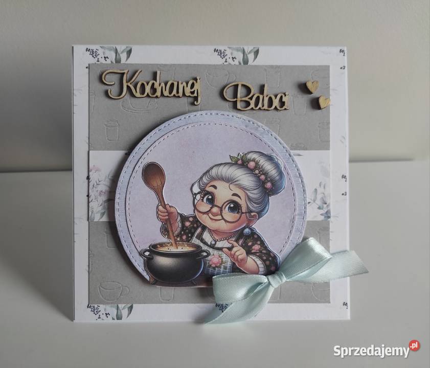 Kartka ręcznie robiona handmade z okazji Dnia Łódź sprzedam