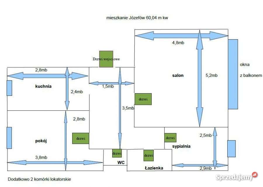 Mieszkanie Józefów k Blonia Józefów