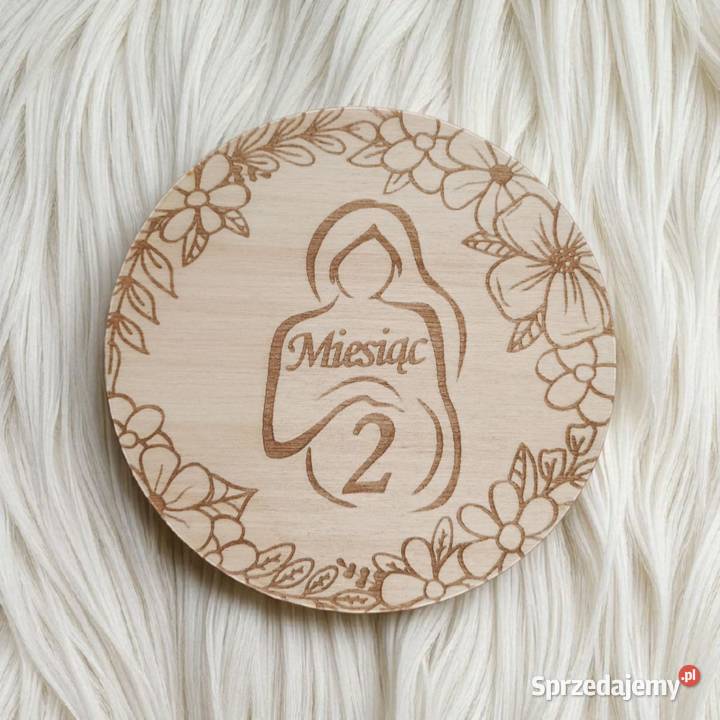 Drewniane Tabliczki z Miesiącami Do Sesji