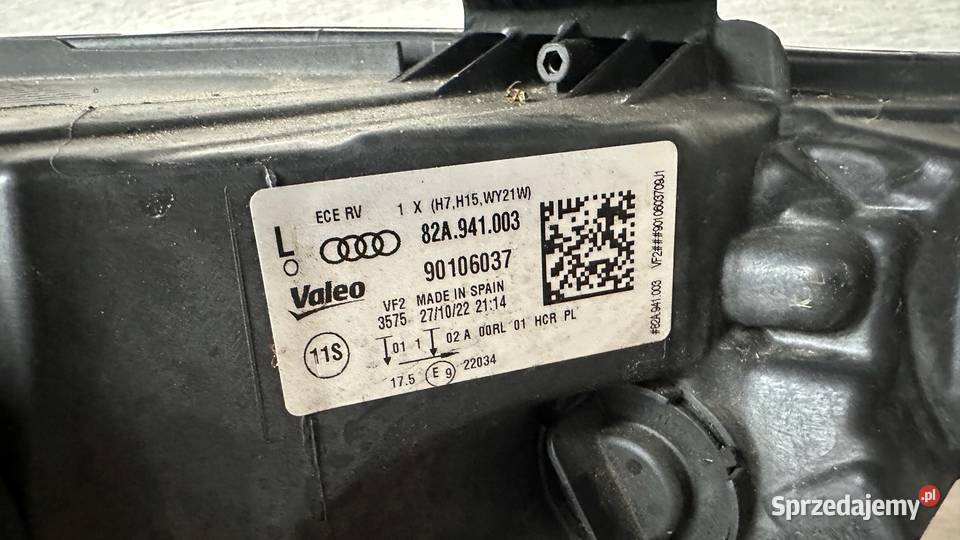 Audi A1 II 82A Zwykła lampa lewa Idealna Gorzów Wielkopolski