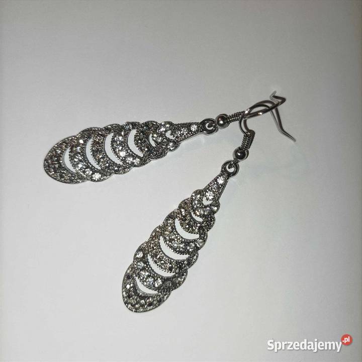 Unikatowe kolczyki z cyrkoniami lubelskie Lublin