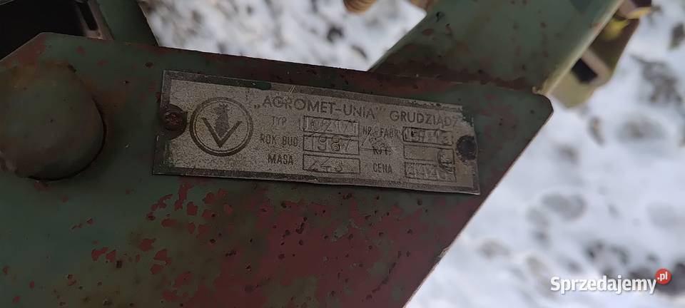 Pług 2 skibowy Unia