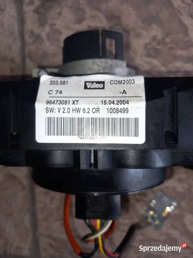 Przełącznik zespolony Peugeot 407 Skrzynki bezpieczników małopolskie Pałecznica