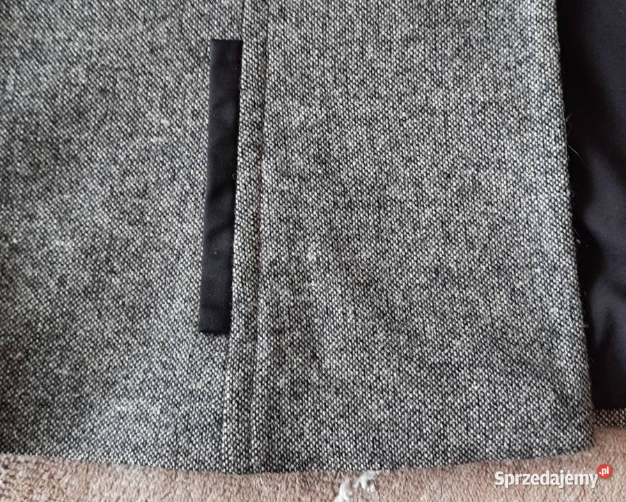 Żakiet marynarka ciemnoszary klapy czarne 40 Warszawa sprzedam