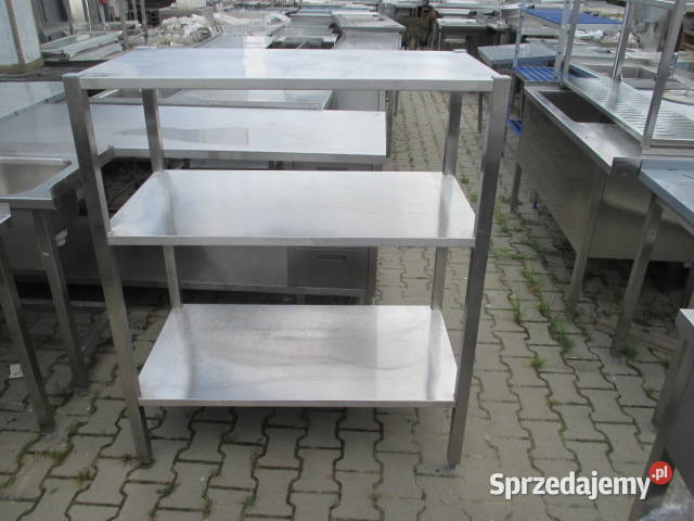 Solidny Regał Gastronomiczny Stal Nierdzewna 3 Gastronomia wielkopolskie Ostrów Wielkopolski sprzedam
