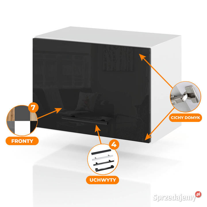 Szafka Kuchenna Wisząca Okapowa Modulowa 50 Elbląg