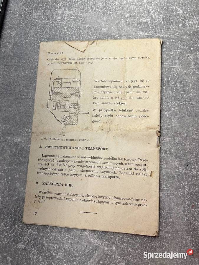 Instrukcja obsługi i dane techniczne łącznik Kolekcje Jasło