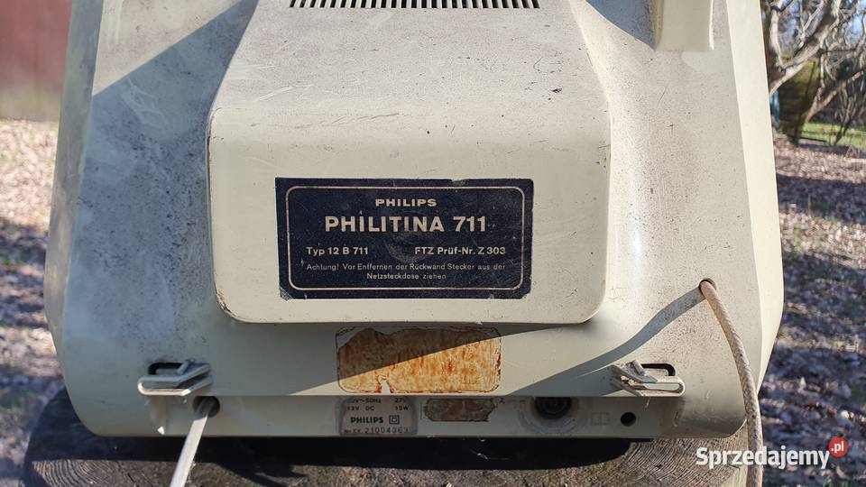Stary tv retro philips philitina 711 typ 12 B Warszawa