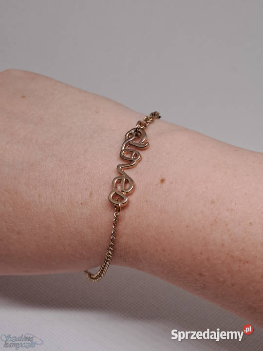 Bransoletka metalowa LOVE Warszawa sprzedam