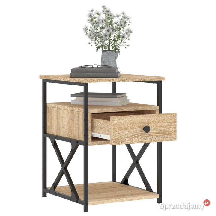 Szafka nocna dąb sonoma 40x42x55 materiał
