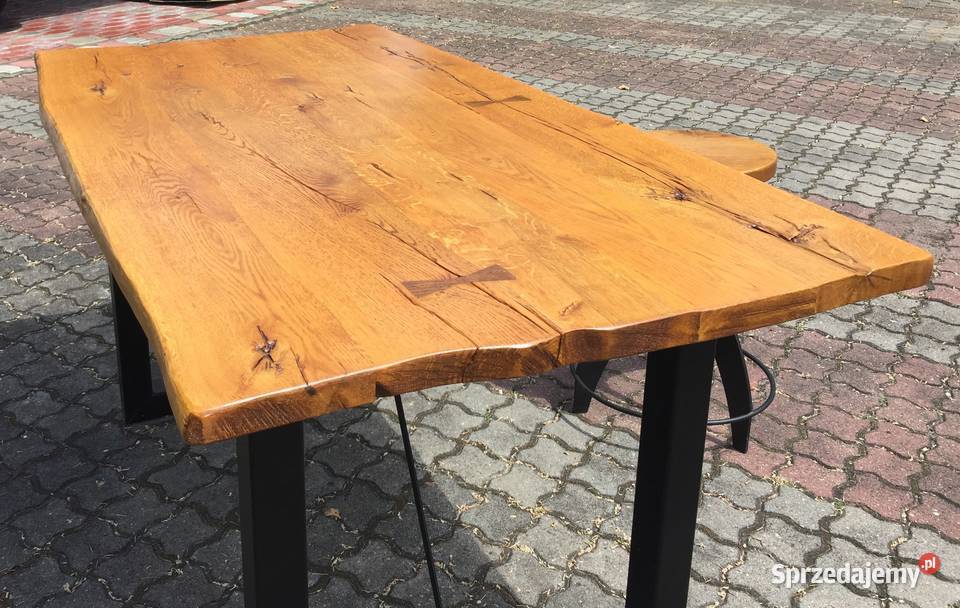 WYPRZEDAŻ z WYSTAWY Biurko dąb lity loft 150cm Toruń