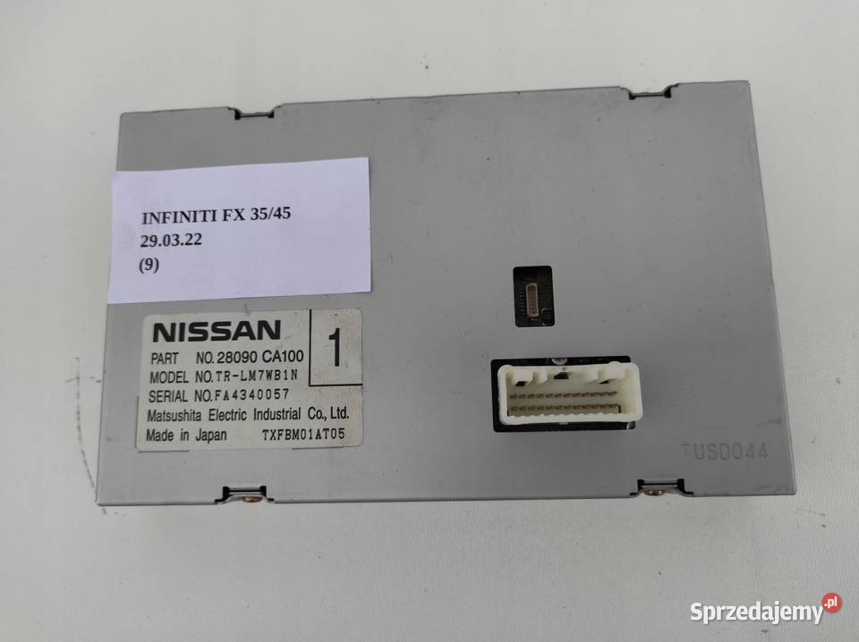 WYŚWIETLACZ EKRAN MONITOR INFINITI FX35 FX45 Nowy Tomyśl