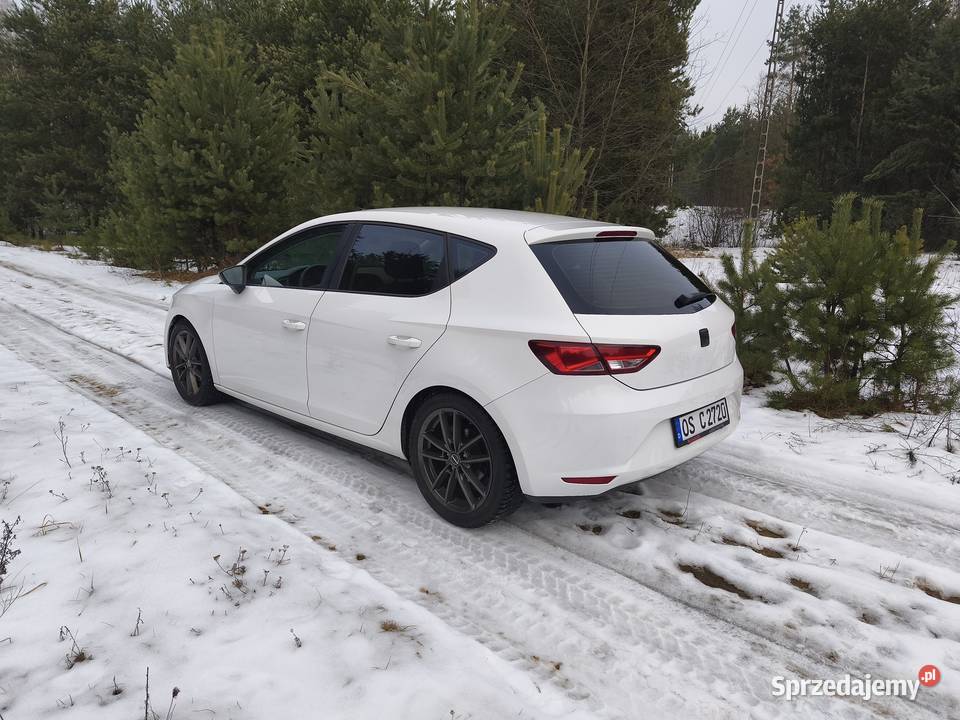 SEAT LEON III 16 Tdi 105 Klima Alu 5 Drzwi z biały Leon Kłobuck sprzedam