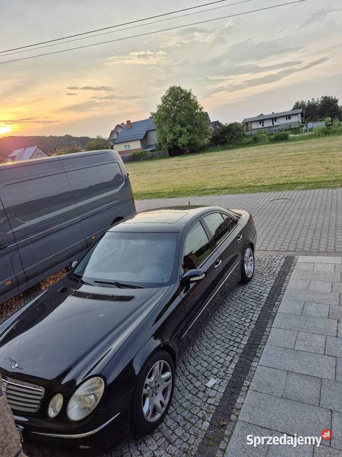 W211 e500 do lekkich poprawek czarny sprzedam