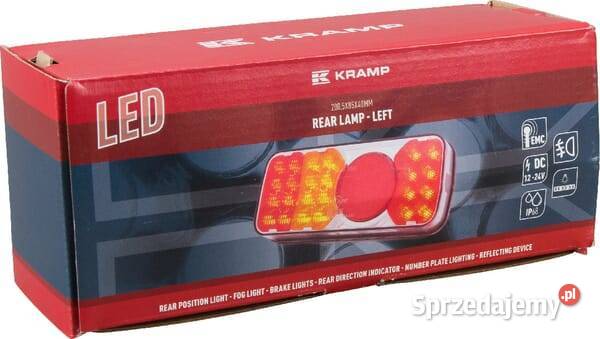 Lampa tylna zespolona LED lewa prostokątna 1224V Kamionna