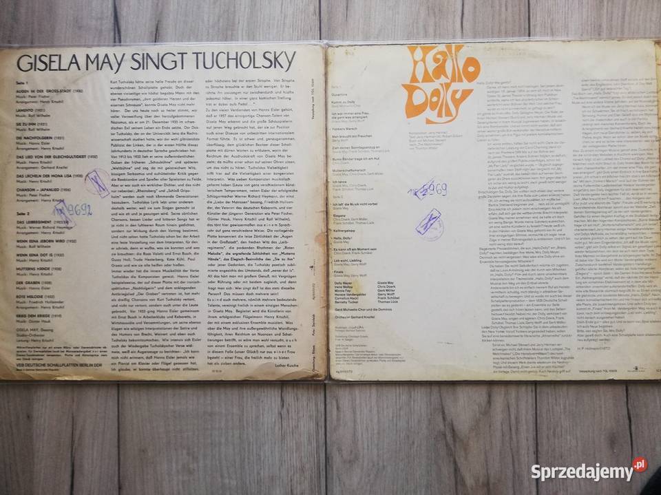 Dwie płyty firmy Amiga Niemcy NRD Płyty i kasety Wronki