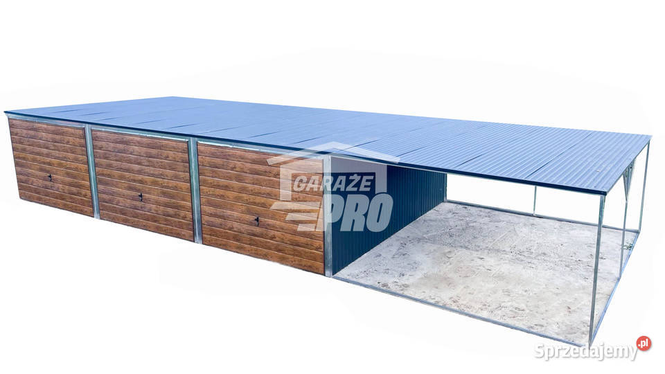 Garaz blaszany 9x6 wiata 3x6 3x Brama uchylna blacha Sprzedaż kujawsko-pomorskie Bydgoszcz