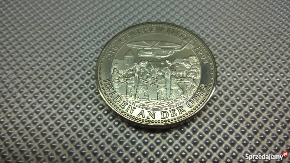 MEDAL 2 Euro Die groe Flut 1997 Warszawa sprzedam