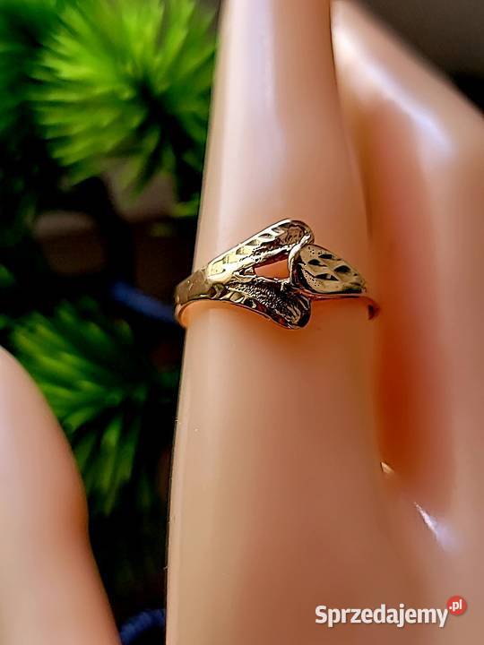 Złoty pierścionek 750 mazowieckie Warszawa
