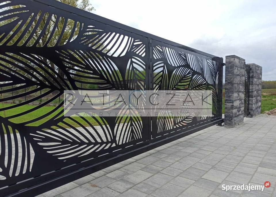 BRAMA ŁAMANA WYCINANA PLAZMĄ CNC Żnin