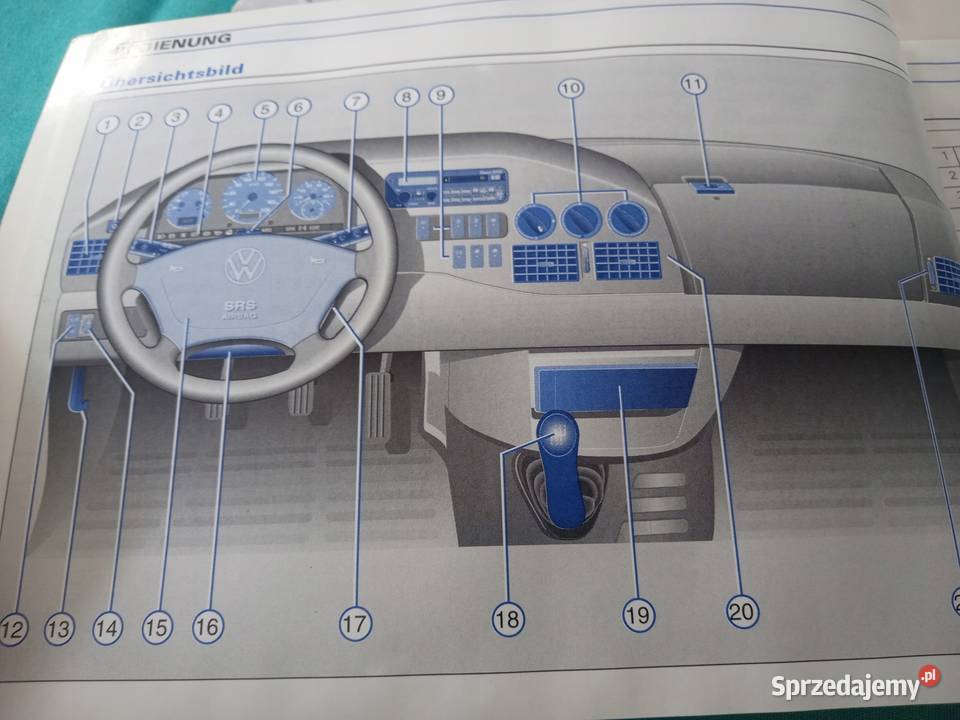 VOLKSWAGEN LT Instrukcja Obsługi Etui KOMPLET Łódź