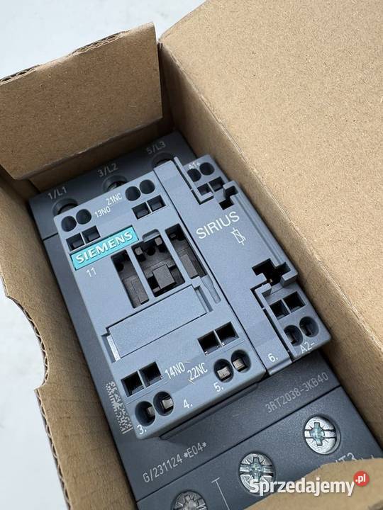 Siemens 3RT20383KB40 Stycznik 37kW mazowieckie Warszawa