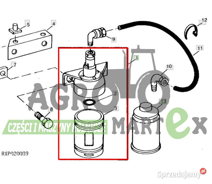 RE48310 ZAWÓR CEWKA KPL JD Części i osprzęt rolniczy dolnośląskie Wichrów