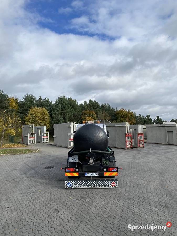 Scania Aswnizacyjna Specjalny do Czyszczenia Boczów