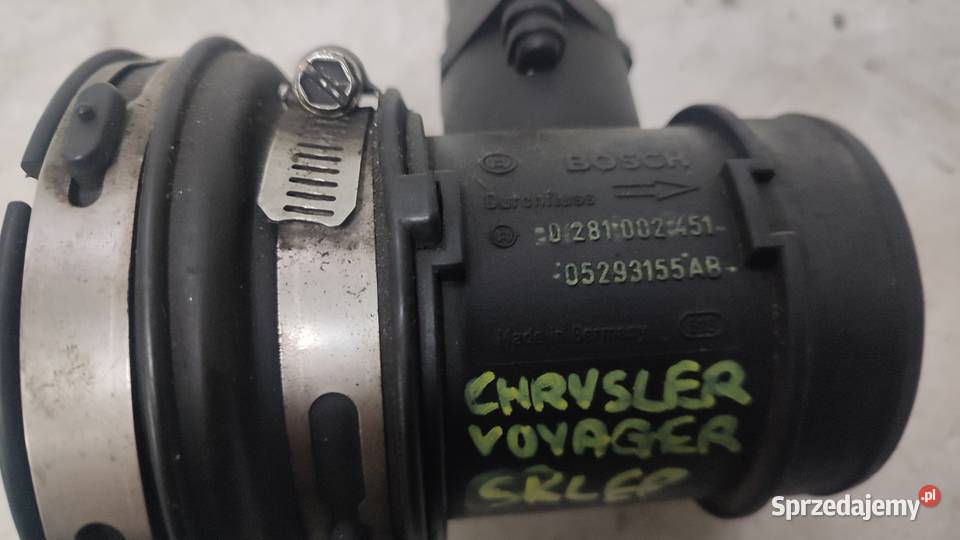 PRZEPŁYWOMIERZ CHRYSLER VOYAGER 25 CRD Przepływomierze Włoszczowa