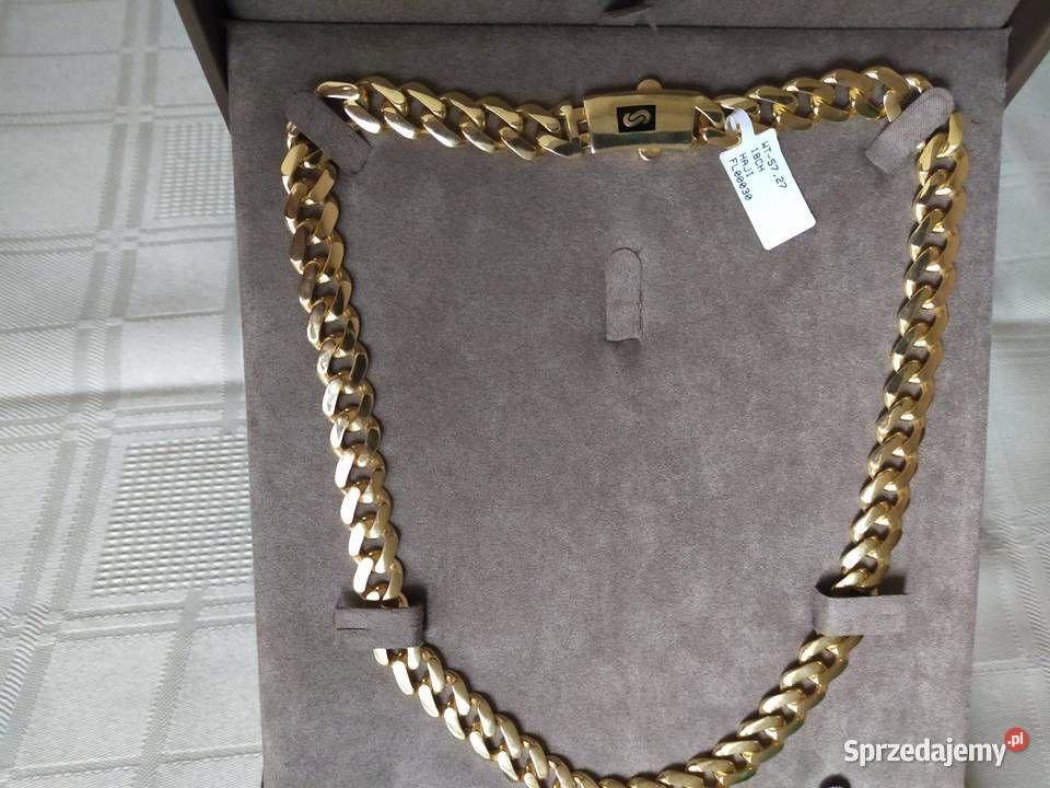 Łańcuszek złoto próba 750 5727g wielkopolskie Poznań