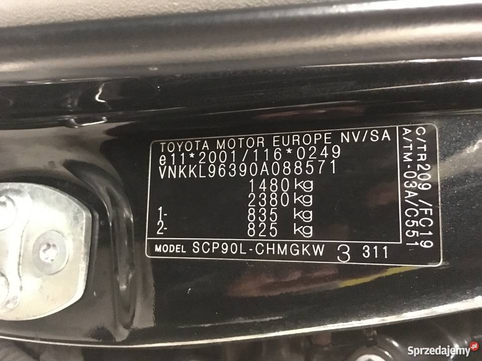 Toyota Yaris II IX 2006 Wersja SOL benzyna Gdańsk sprzedam
