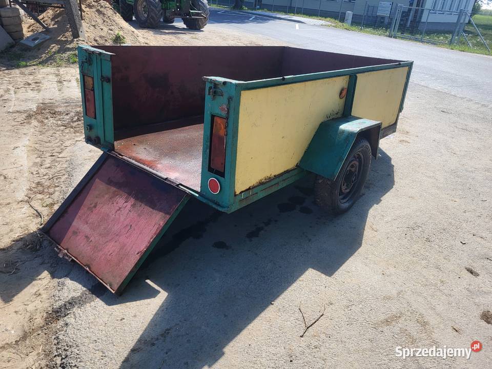 Przyczepka rolnicza duza konkretna przyczepka z Wąbrzeźno sprzedam