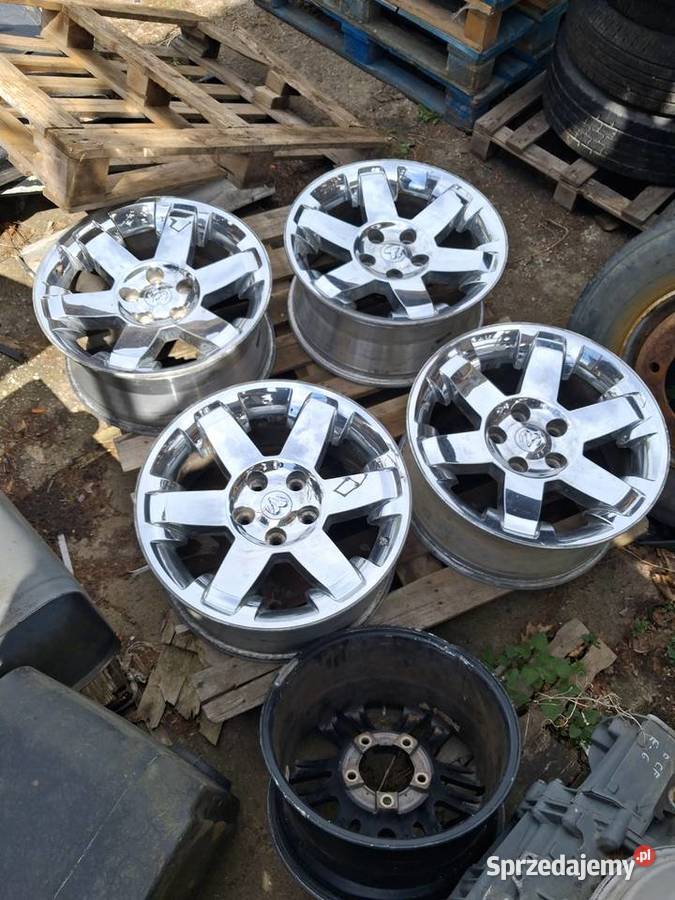 Felgi alu chrom dodge ram 5x1397 komplet 4 Sierakowice