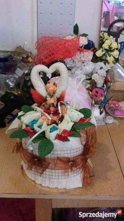 Torty z ręczników na ślub rocznicę urodziny mazowieckie Wołomin