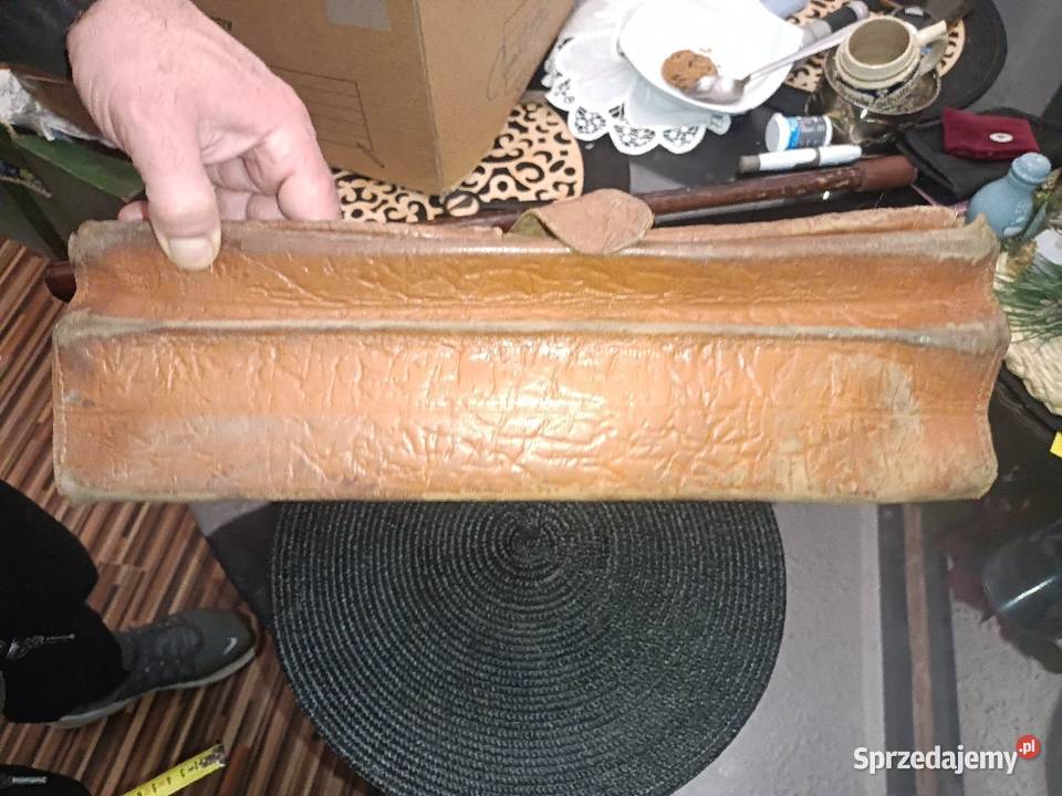 Przedwojennawojskowa stara teczka Kępno