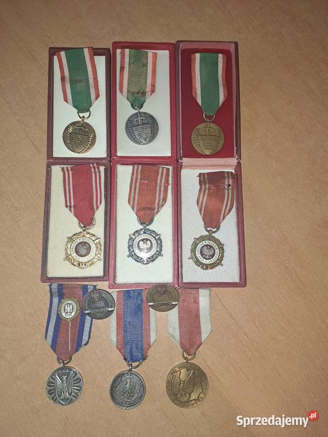 Medale z PRL podkarpackie Przemyśl