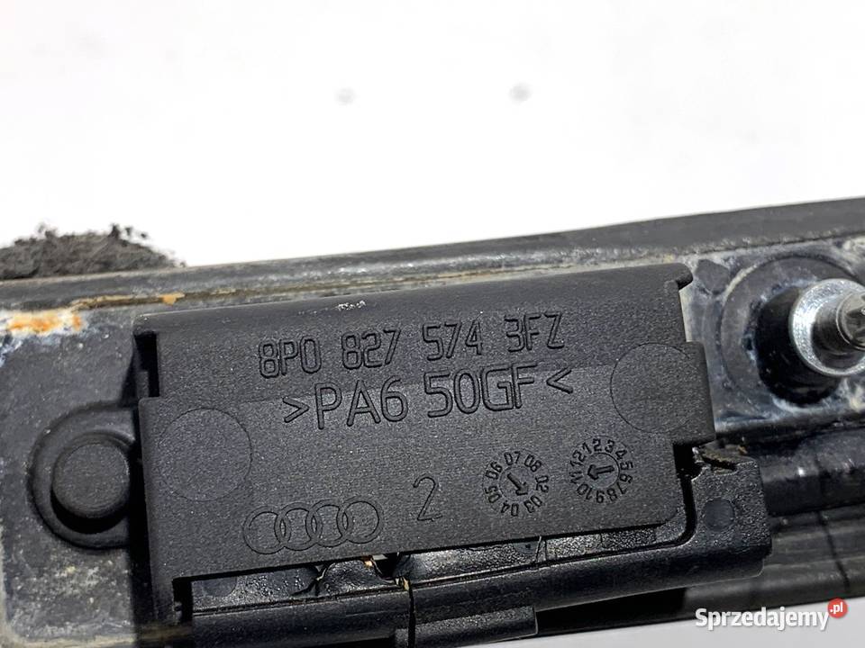 KLAMKA KLAPY TYŁ AUDI A3 8P 8P0827574 Hatchback osobowe
