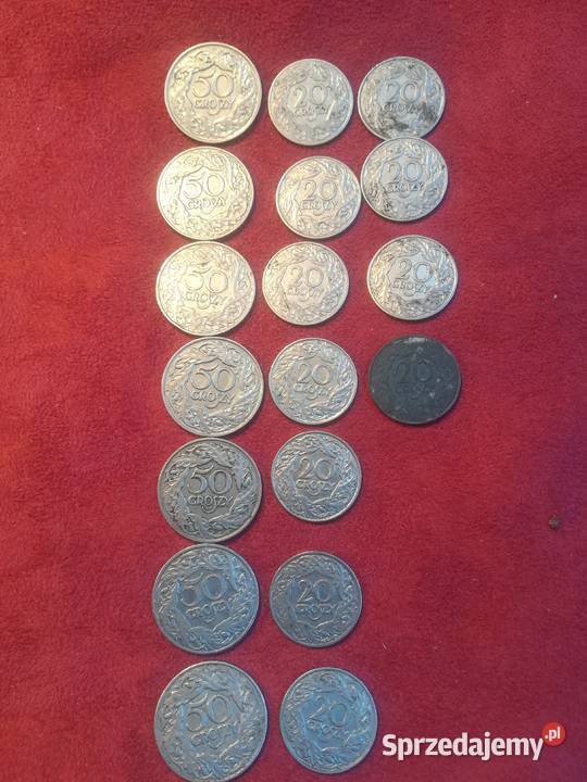 Polska zestaw 1 50gr 20gr 10gr 1923 1929r mazowieckie Sulejówek
