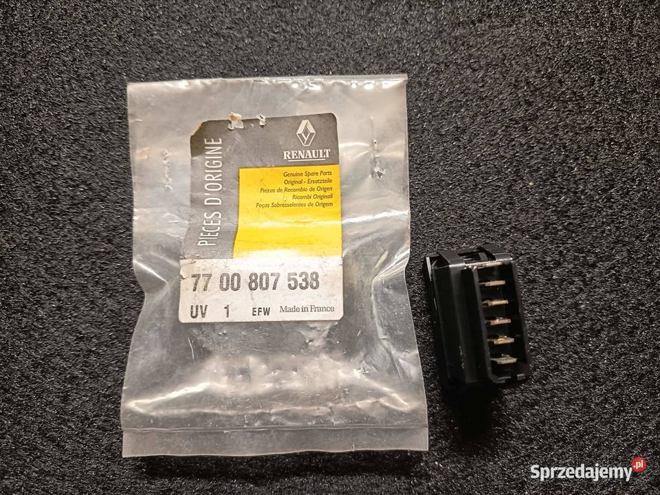 PRZYCISK STEROWANIA SZYB RENAULT 21 7700807538 Piła