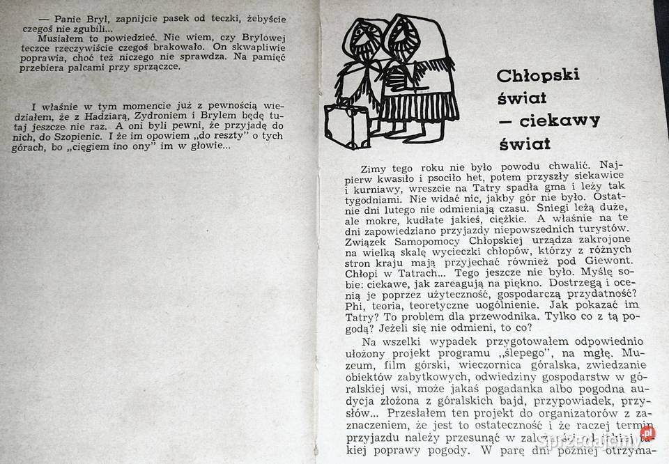 Góry Wołają Opowiadania przewodnickie Tadeusz Rok wydania 1964 Chełm